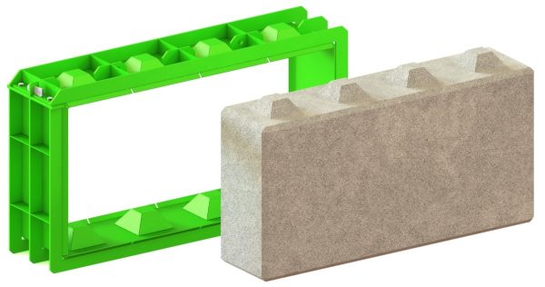 Betongießform 160×40×80