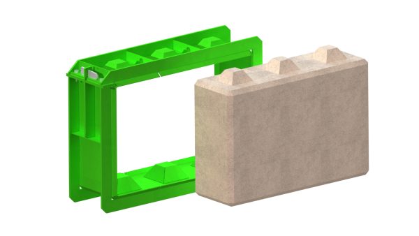 Betongießform 90×30×60