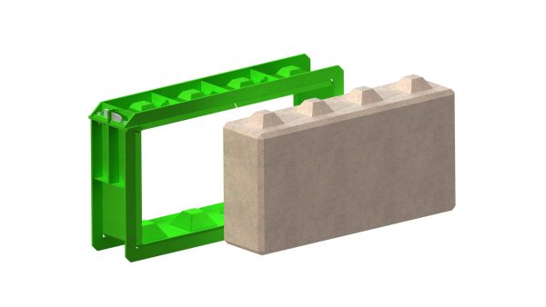 Betongießform 120×30×60